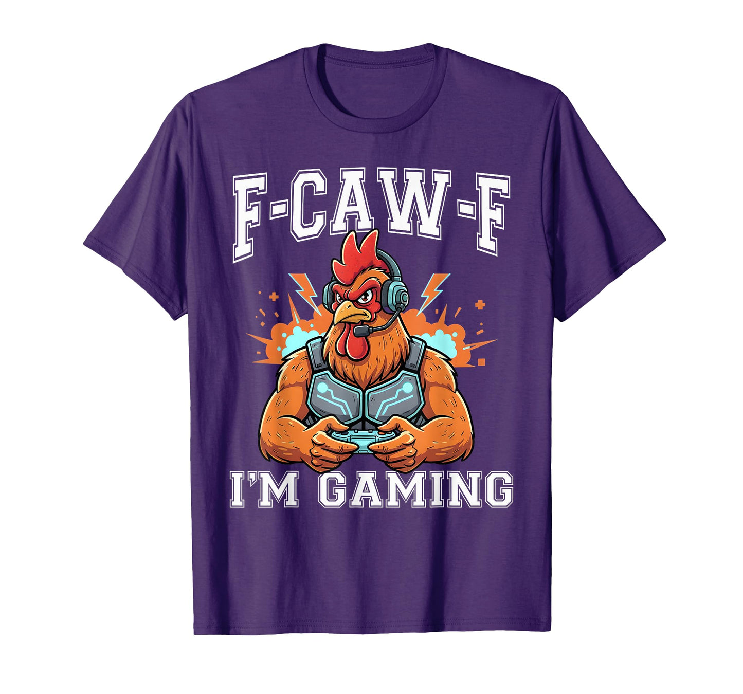 FCAWF Funny Farm Animal Humor for Bird Lovers Rooster Gaming T-Shirt