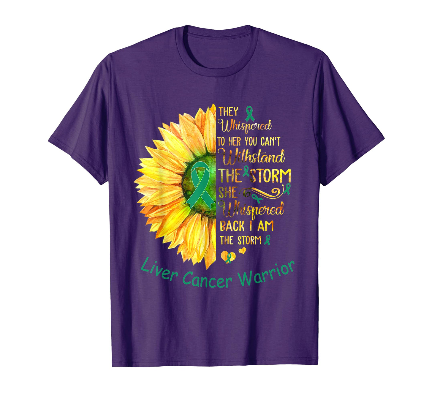 I am the Storm Liver Cancer Warrior T-Shirt