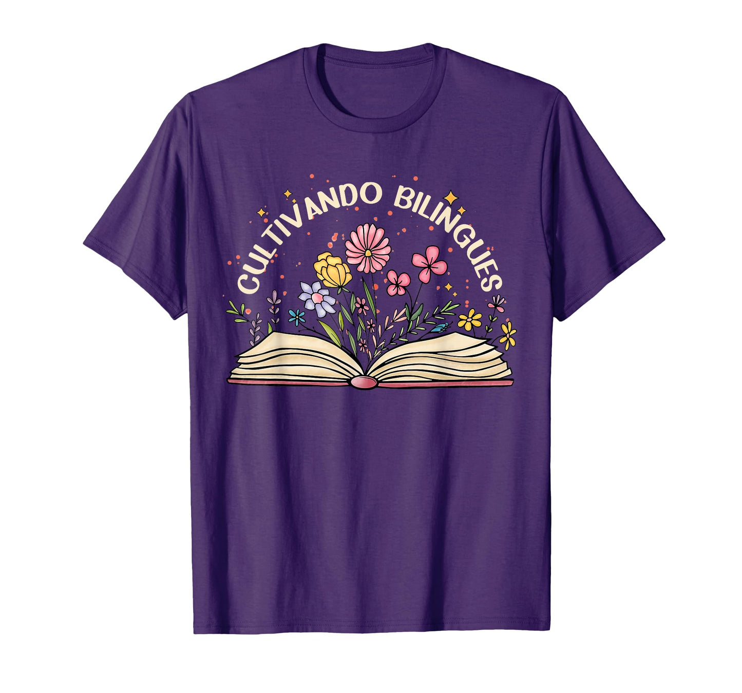 Bilingual Teacher Cultivando Bilingues Maestra Men Women Girls Kids T-Shirt
