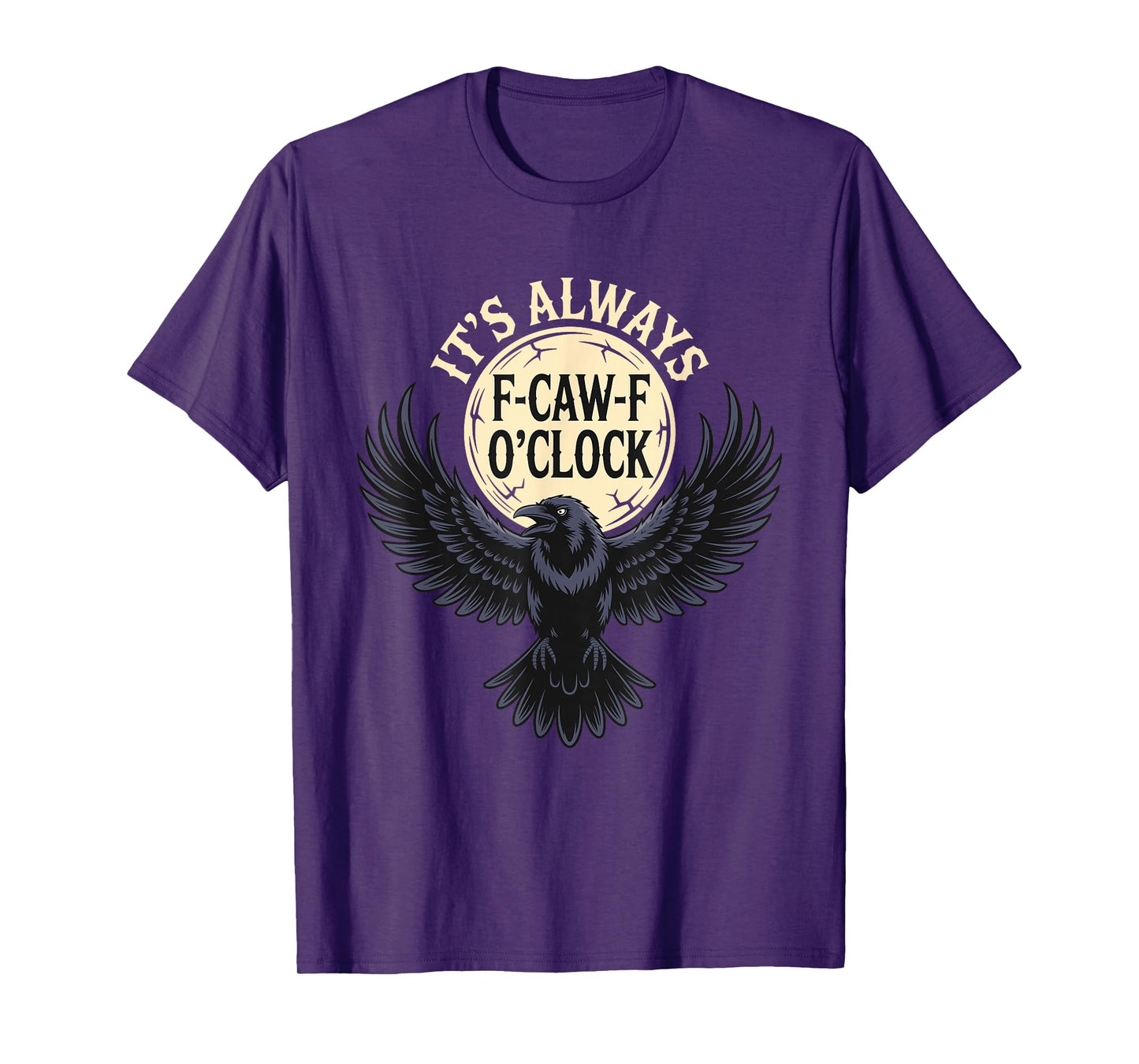 F-Caw-F Black Crow Blackbird FCAWF T-Shirt