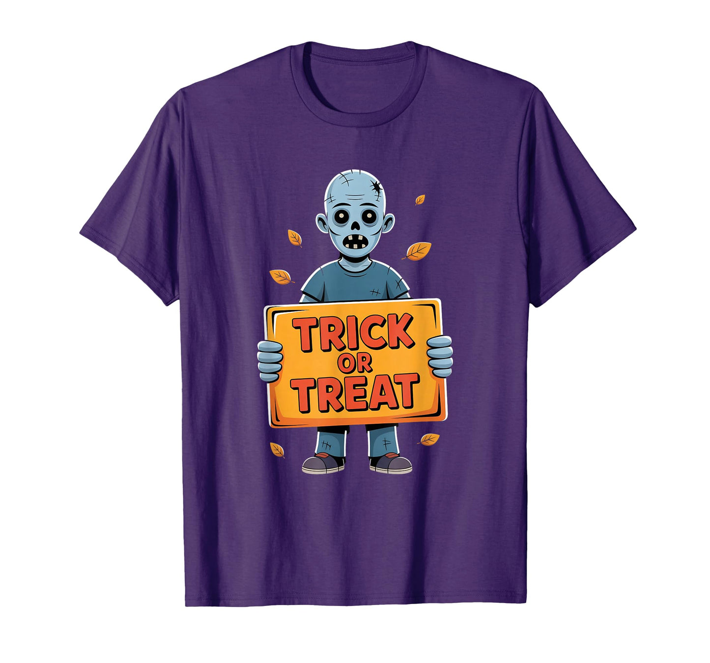 Spooky Trick or Treat Zombie Gift for Men Women T-Shirt
