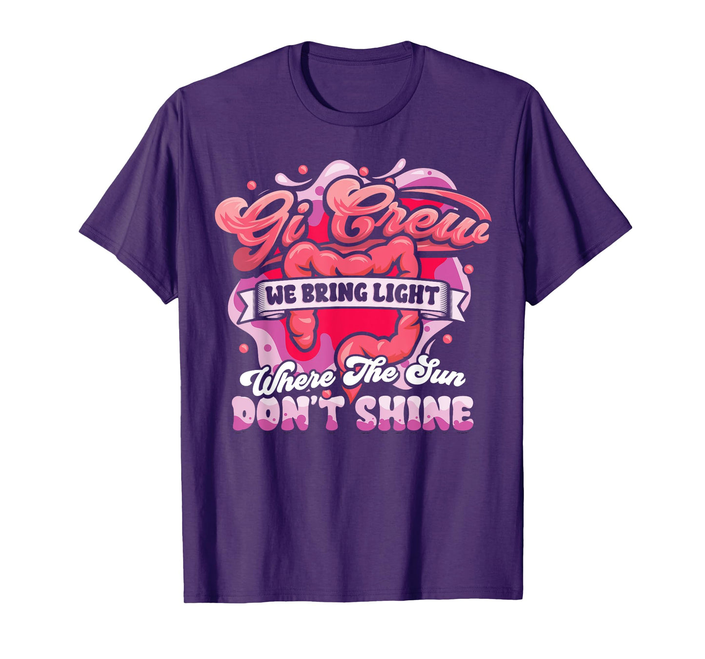 Endo Nurse Gastroenterologist Gi Crew Funny Endoscopy Tech T-Shirt
