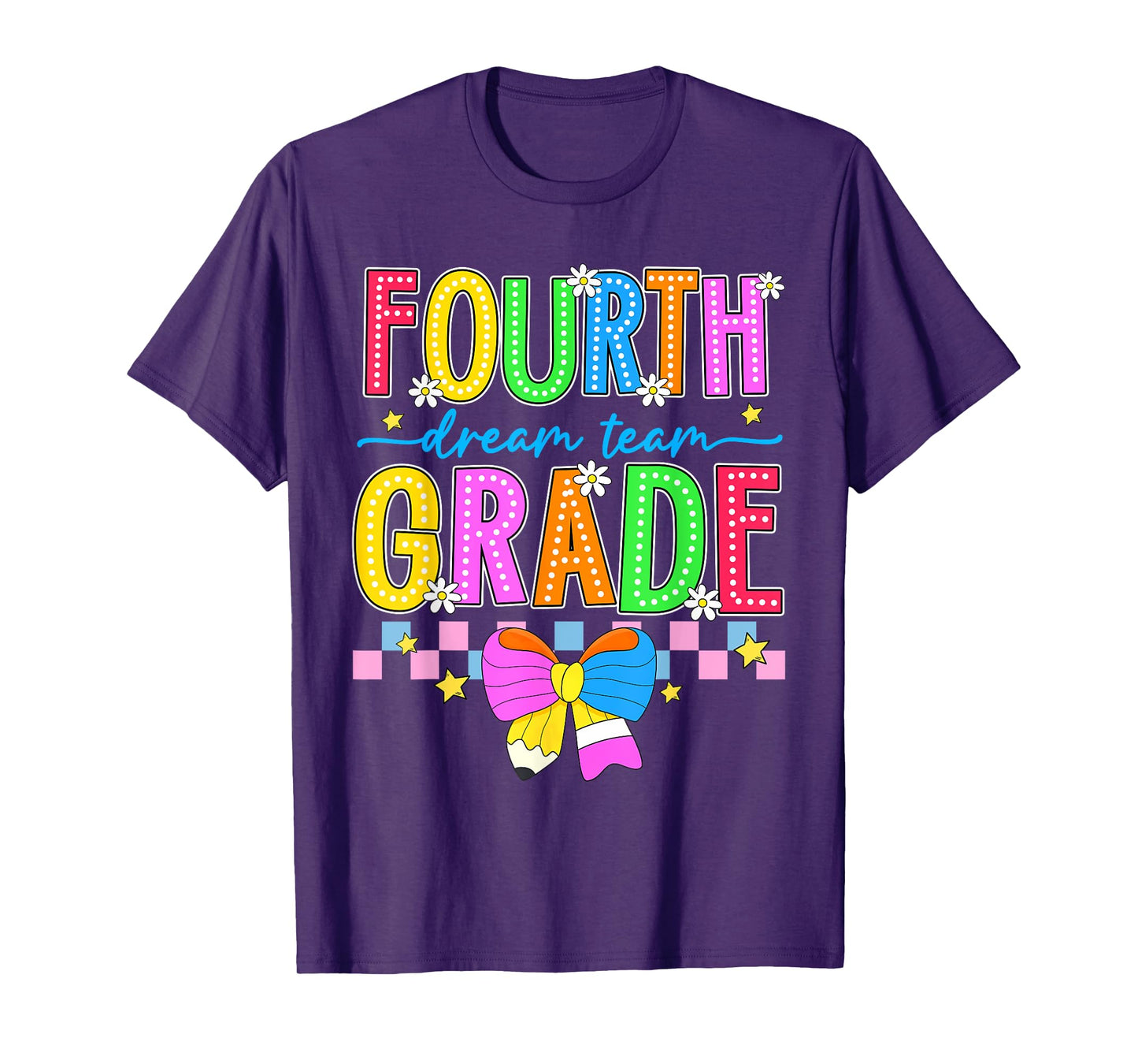 4th Grade For Boys Girls Teacher Fourth Grade Back to School T-Shirt