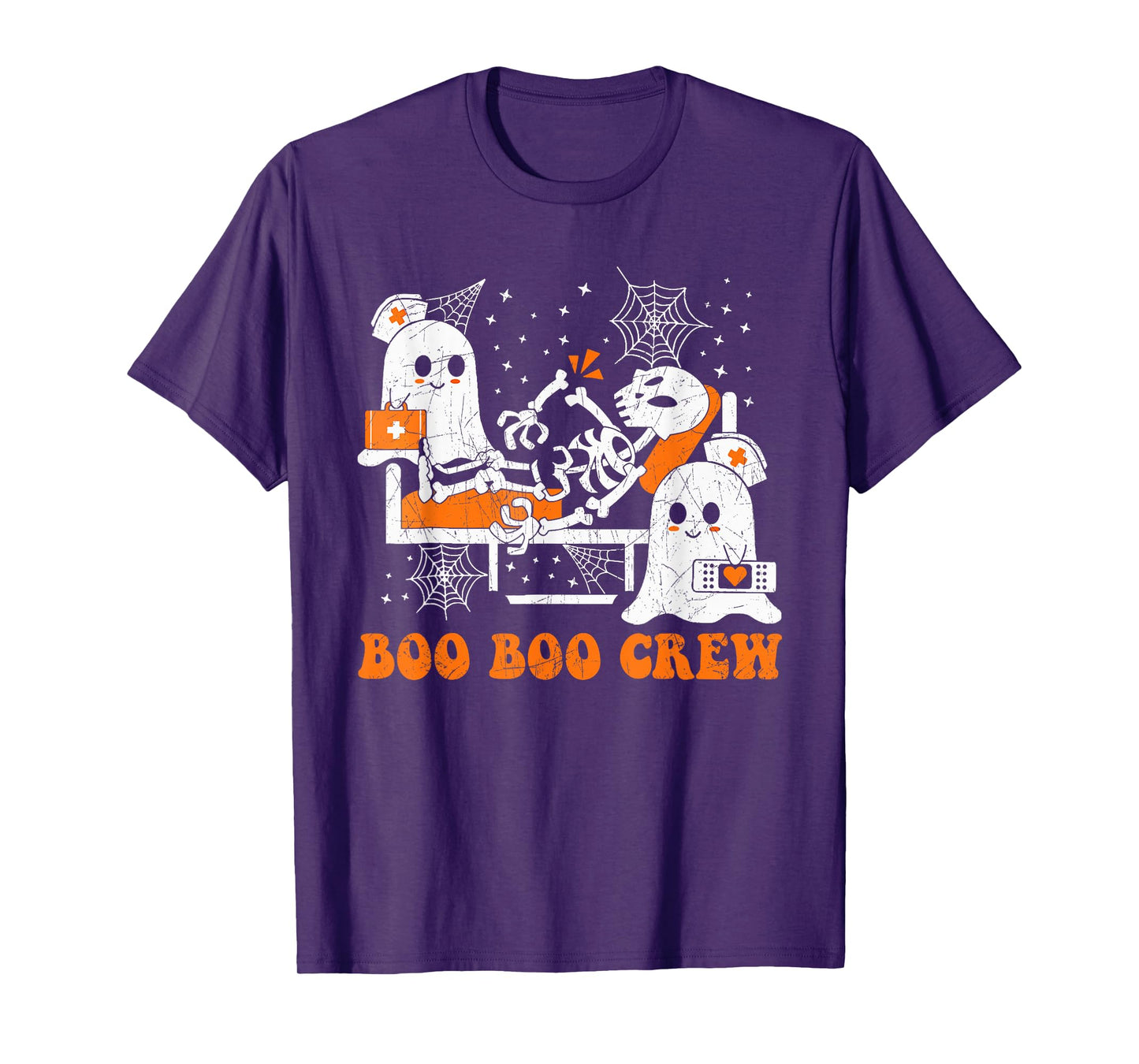 Boo Boo Crew Ghost Nurses Halloween T-Shirt
