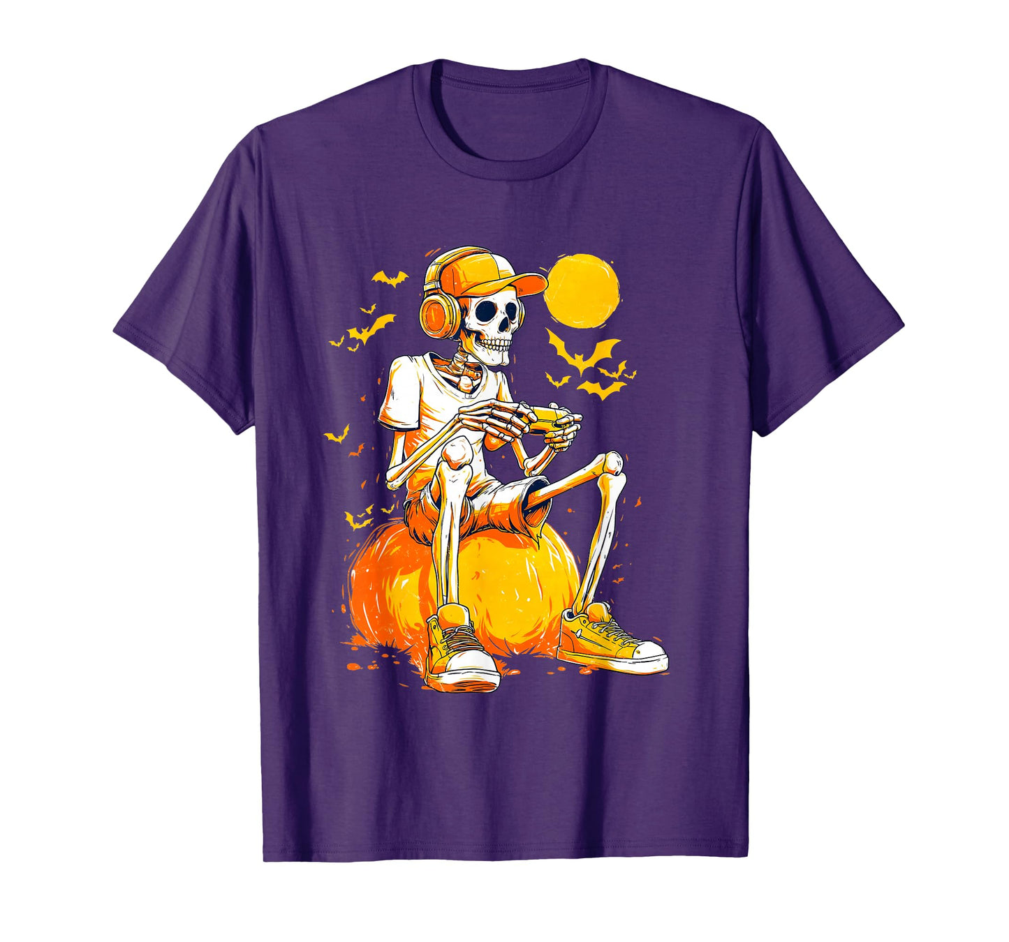 Skeleton Gamer Halloween Skeleton Halloween Game Controller T-Shirt