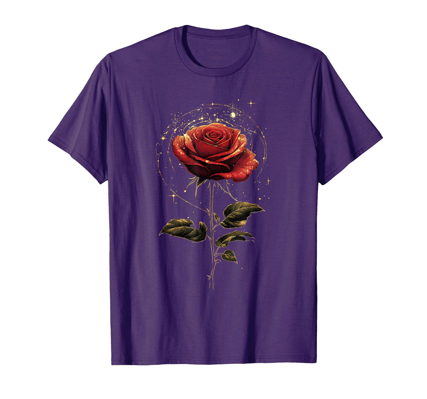 Red Rose Flower Botanist Garden Flower Red Rose T-Shirt