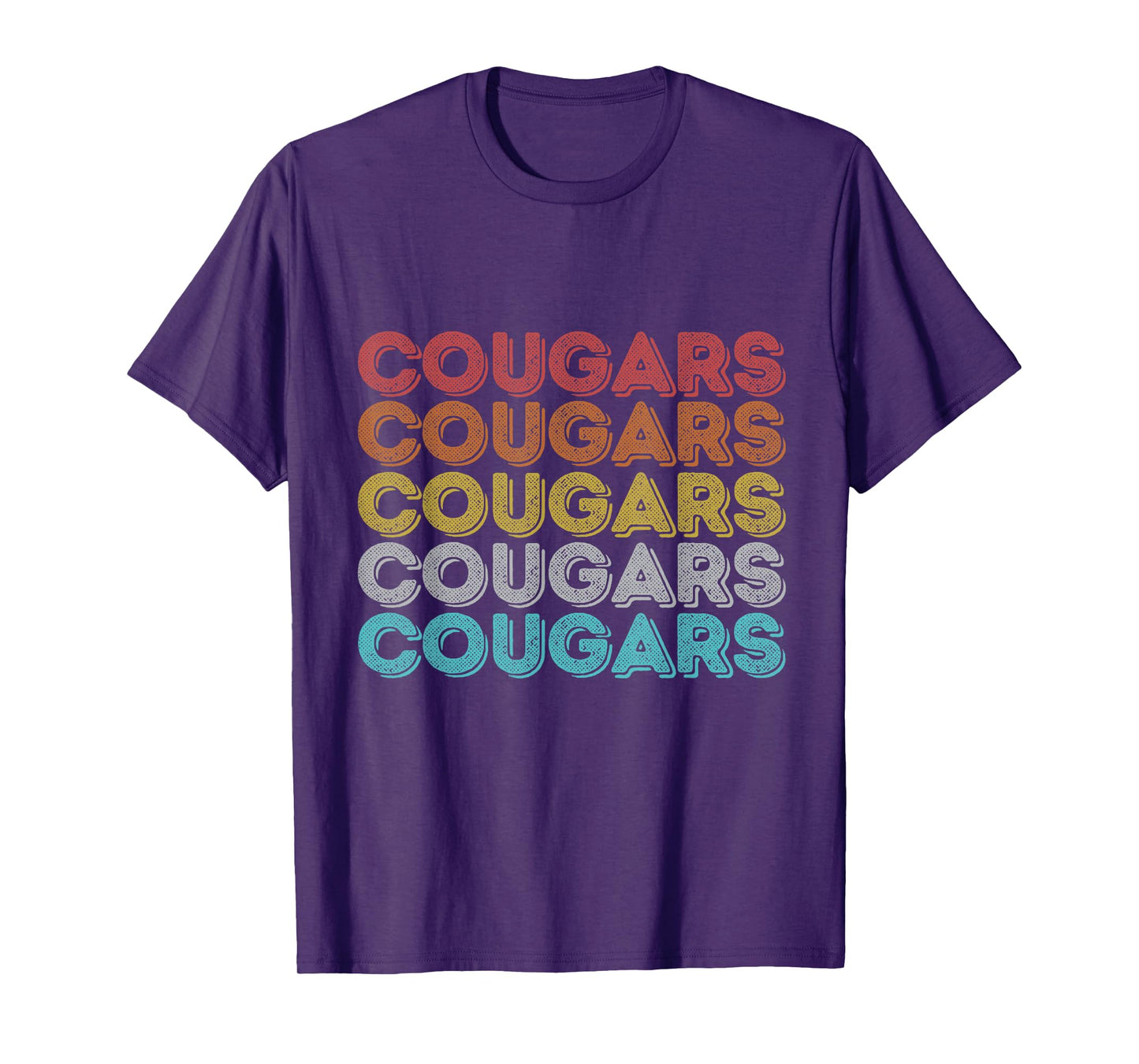 Vintage Retro Cougars T-Shirt