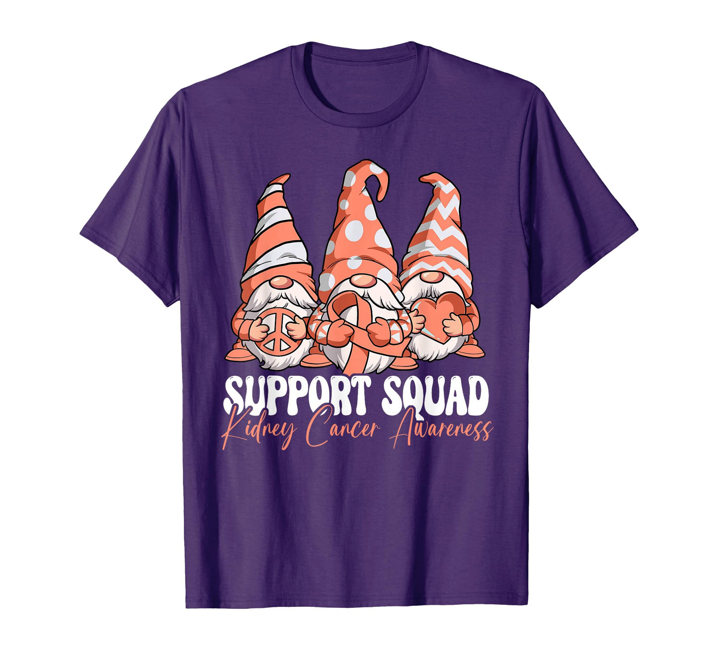 Support Squad Kidney Cancer Awareness T-Shirt