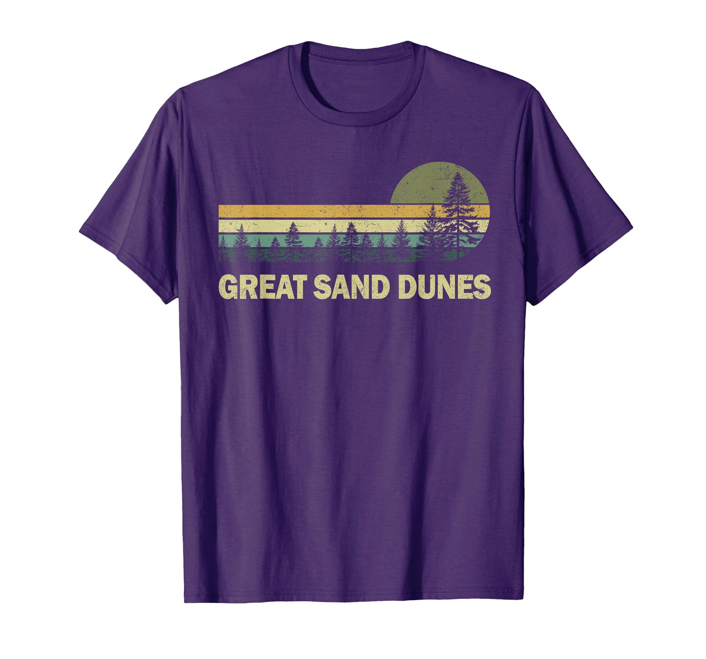 Vintage Great Sand Dunes National Park Graphic Mens Womens T-Shirt