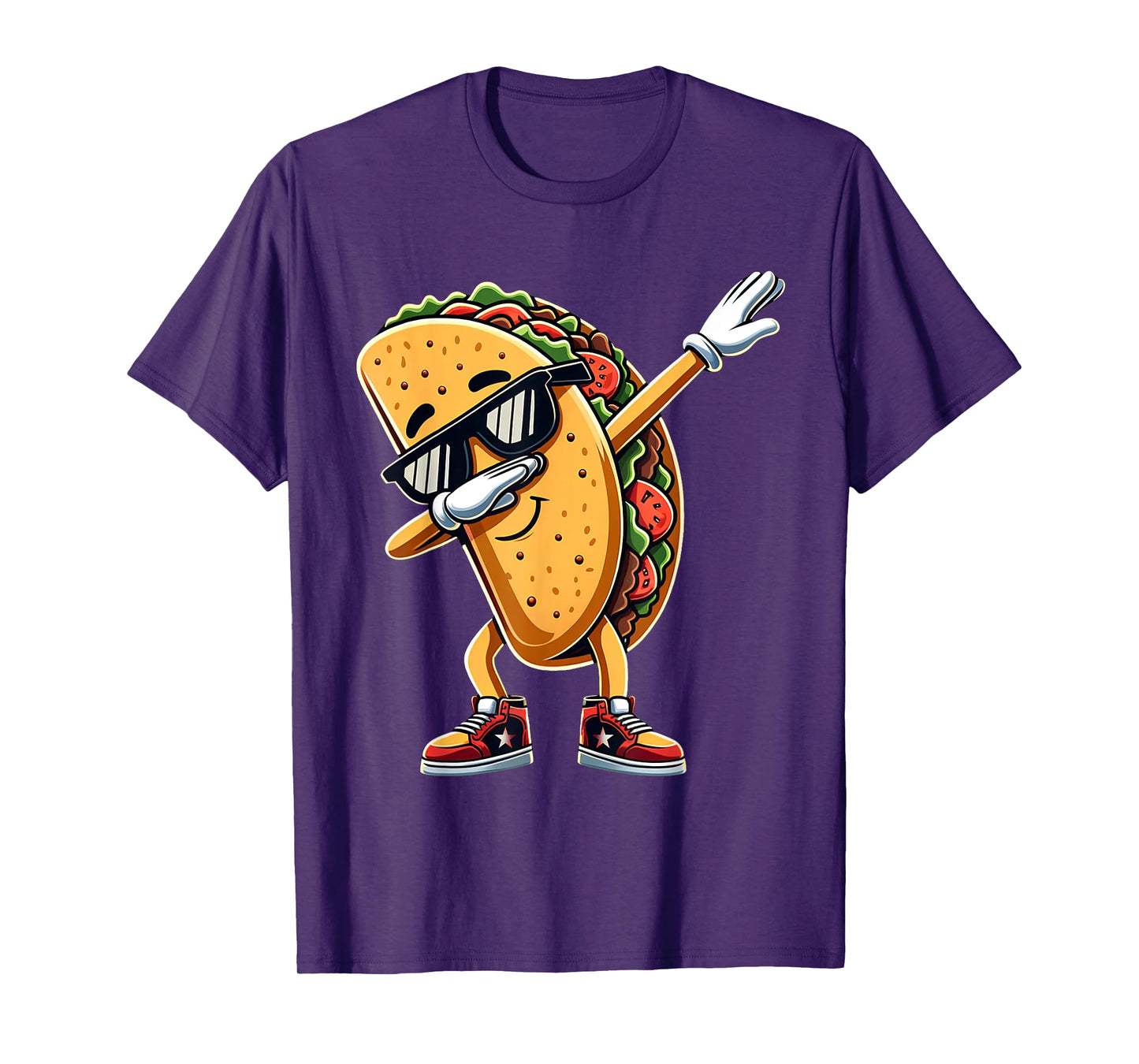 Cinco de Mayo Dabbing Taco Funny Mexican Food Boys Girl Kids T-Shirt