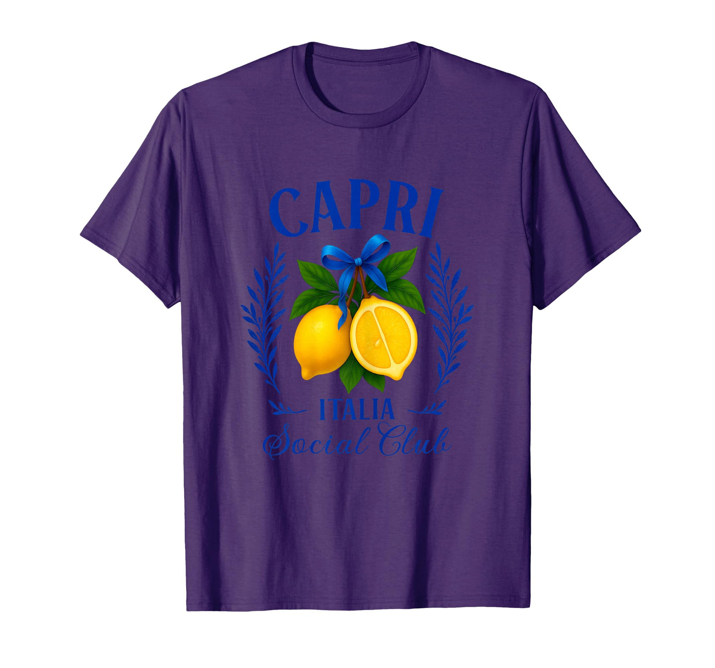 Capri Italia Lemons Travel Campania Tyrrhenian Sea Italy T-Shirt