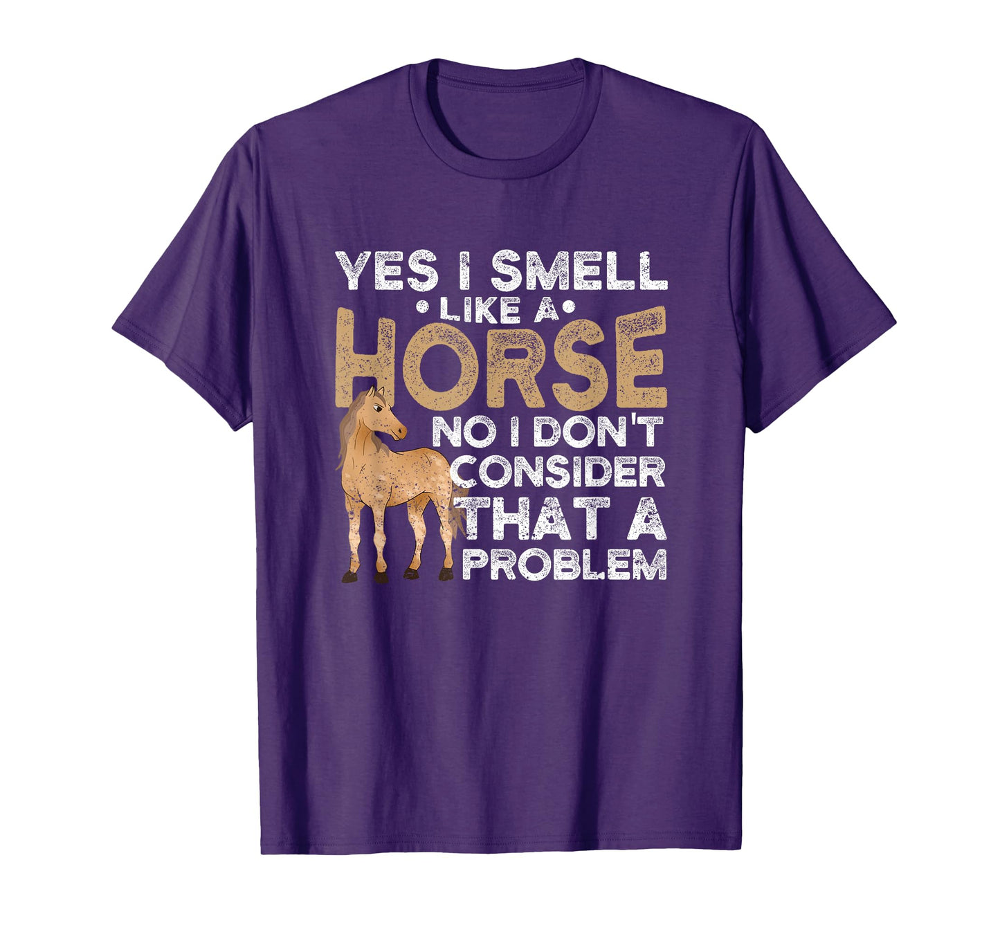 Yes I Smell Like A Horse No I Don't Consider That A Problem T-Shirt