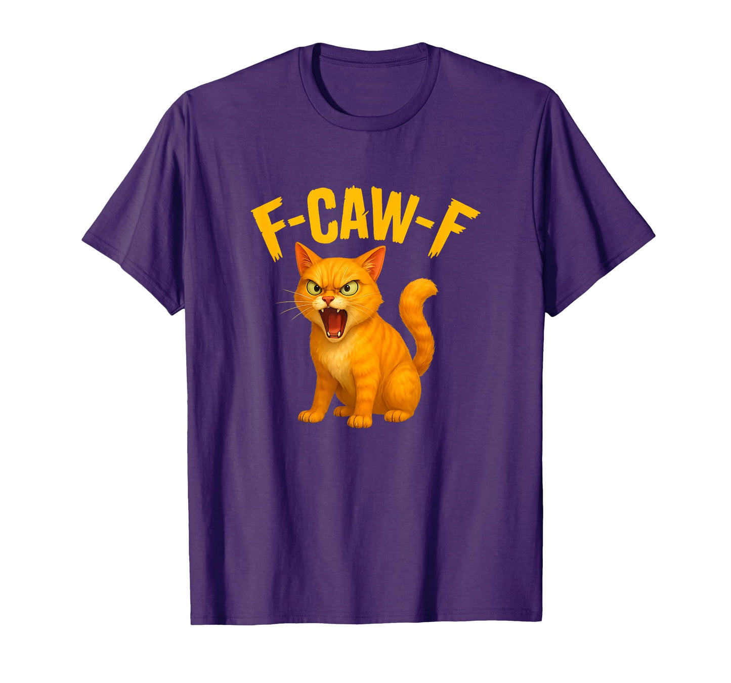 Funny F-Caw-F Cat FCAWF Cat Lover Men Women Kids Gift T-Shirt