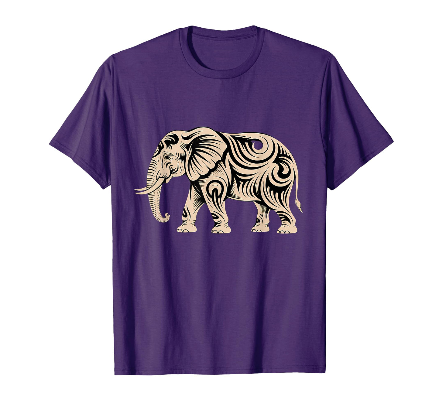 Elephant Tribal Art Safari Elephant Animal Lover T-Shirt