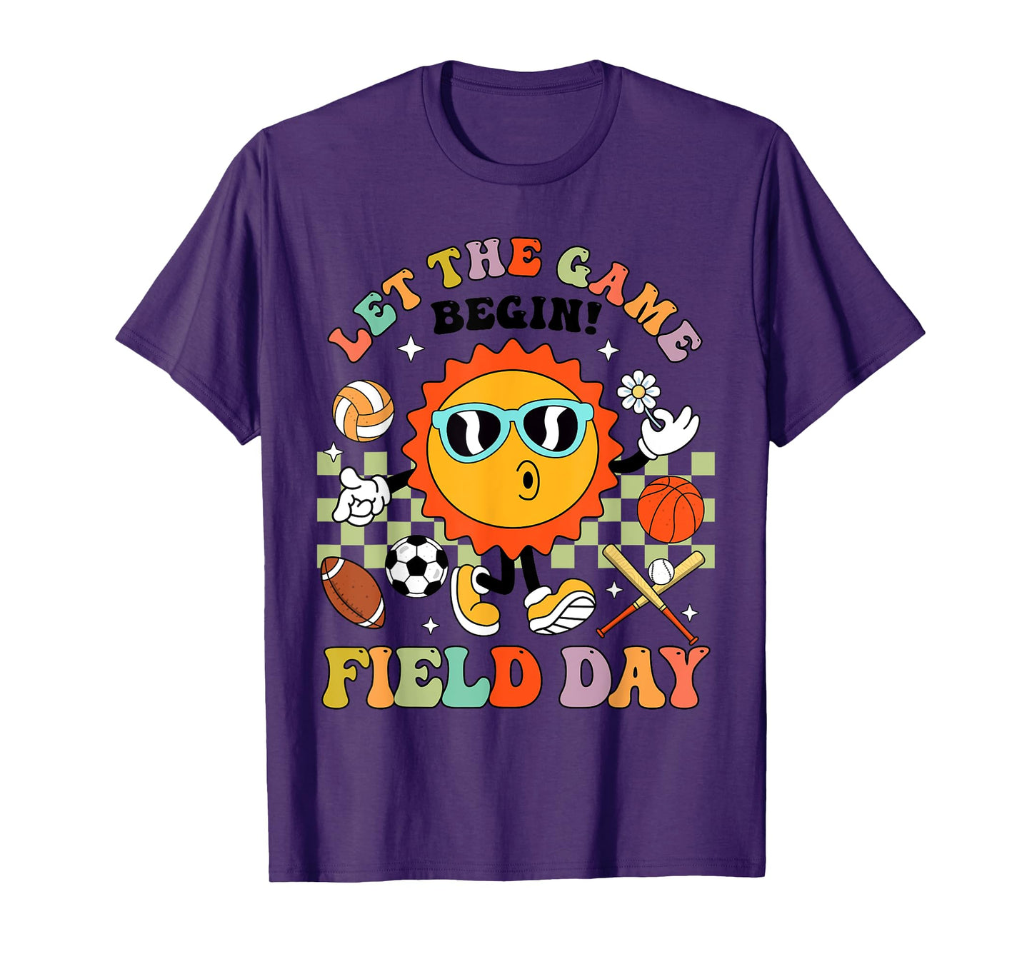 Field Day Let The Games Begin Teachers Kids Field Day 2025 T-Shirt