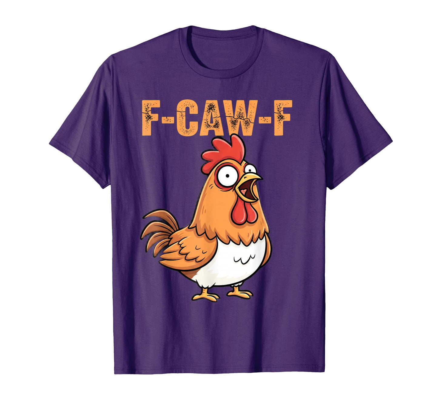 Funny F CAW F Crow Shirt Chicken Meme for Men Women T-Shirt