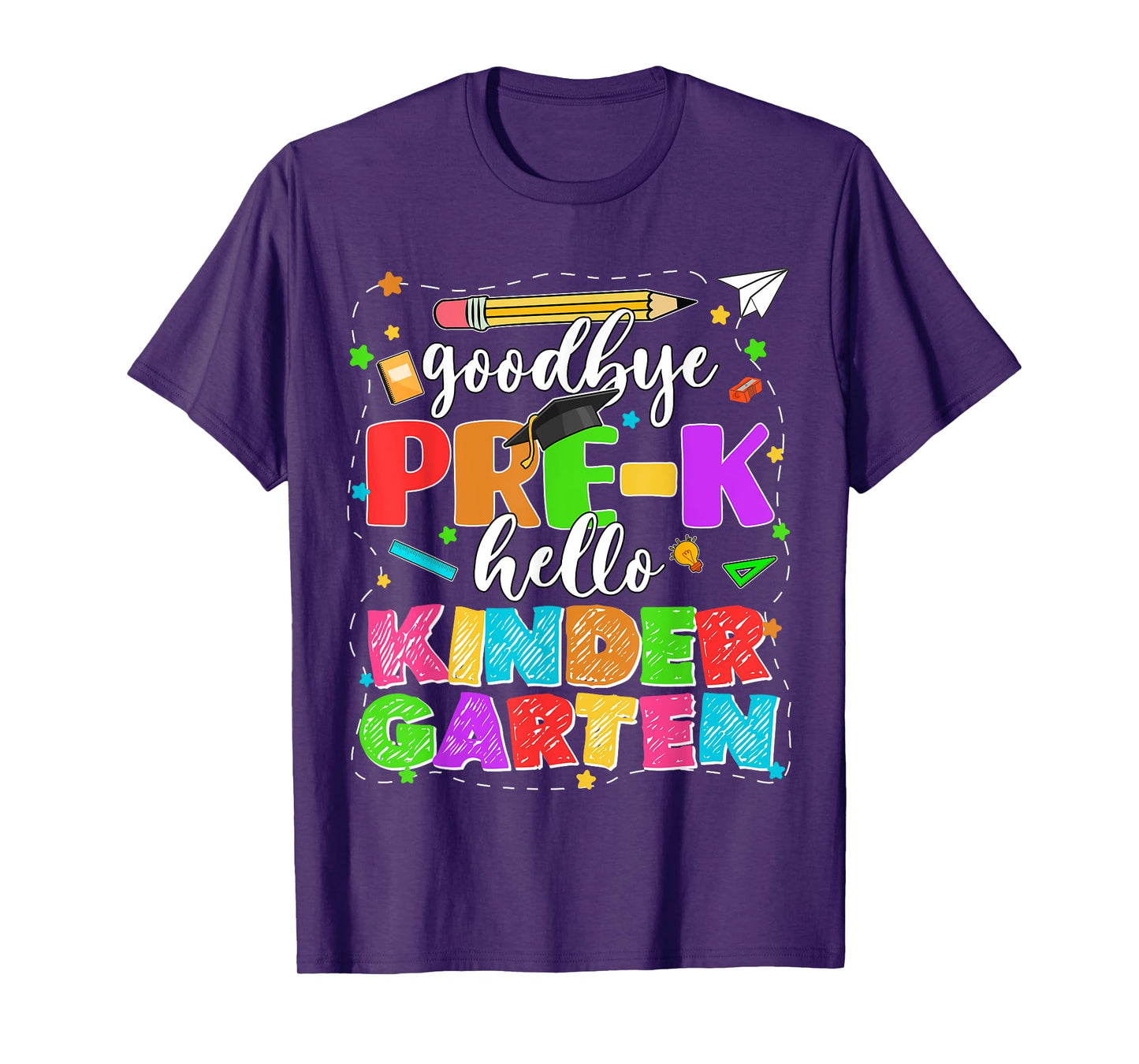 Goodbye Pre K Graduation Last Day Of School Teacher Boy Girl T-Shirt