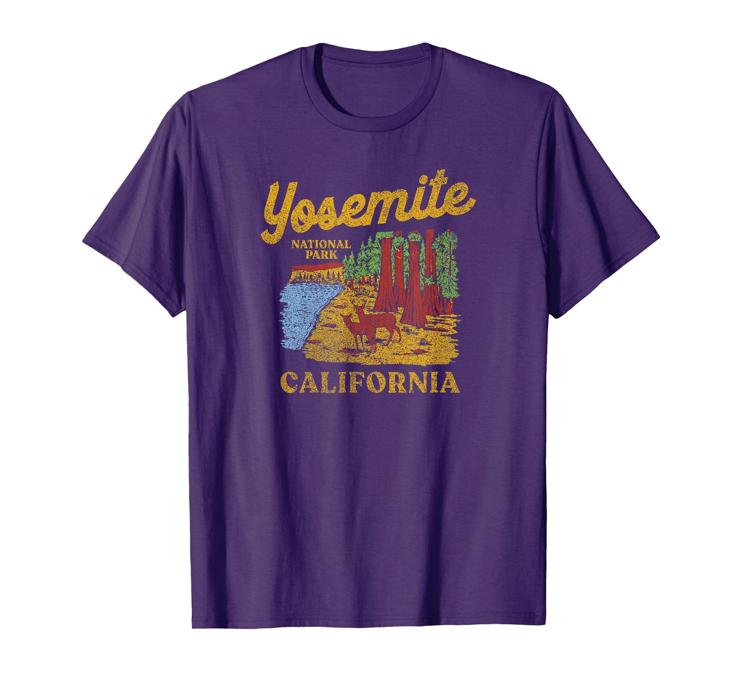 Yosemite National Park Redwoods Graphic T-Shirt
