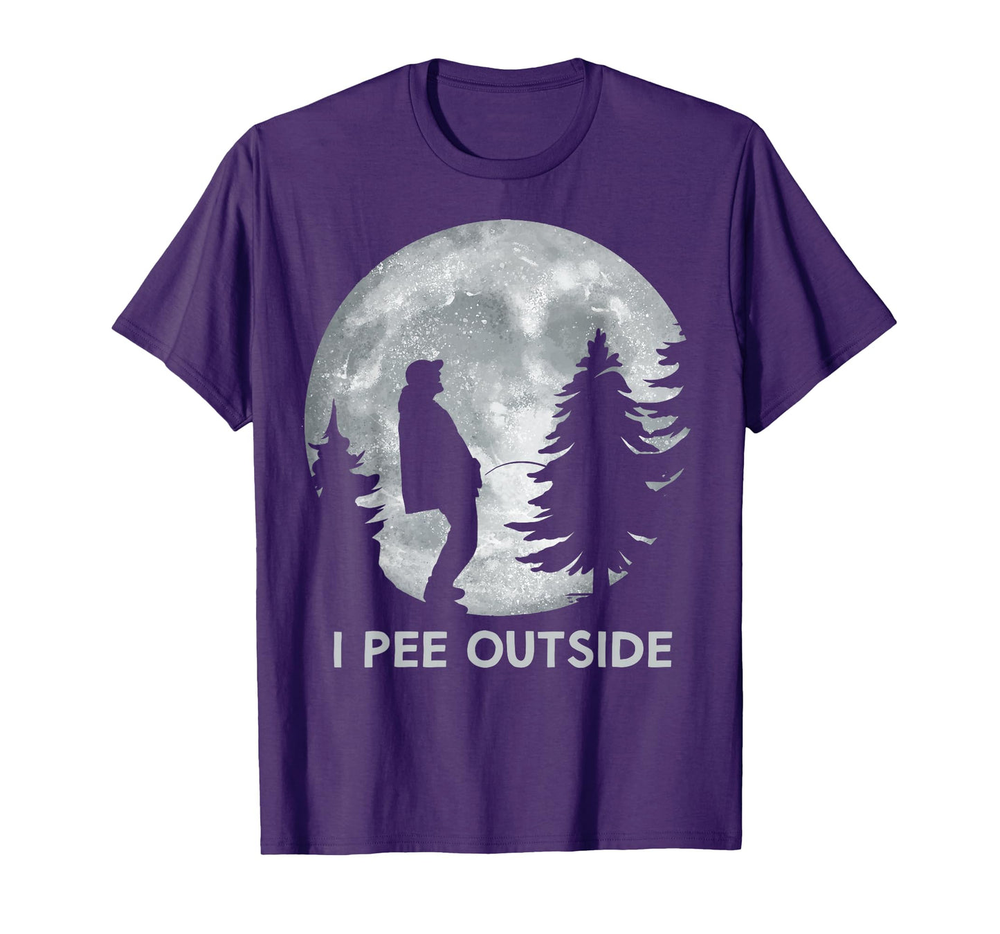 I Pee Outside Camping Humor Boy Sign Tee Camp Joke T-Shirt