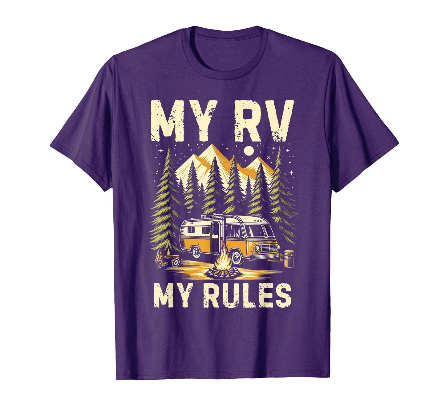 My RV My Rules Camping T-Shirt