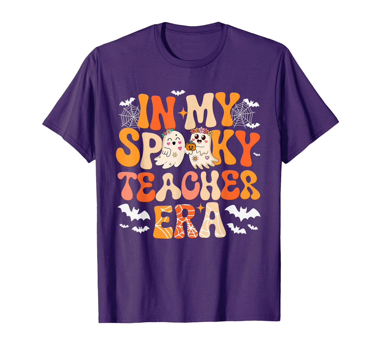 in My Spooky Funny Teacher Era Halloween Boo Proud Job T-Shirt