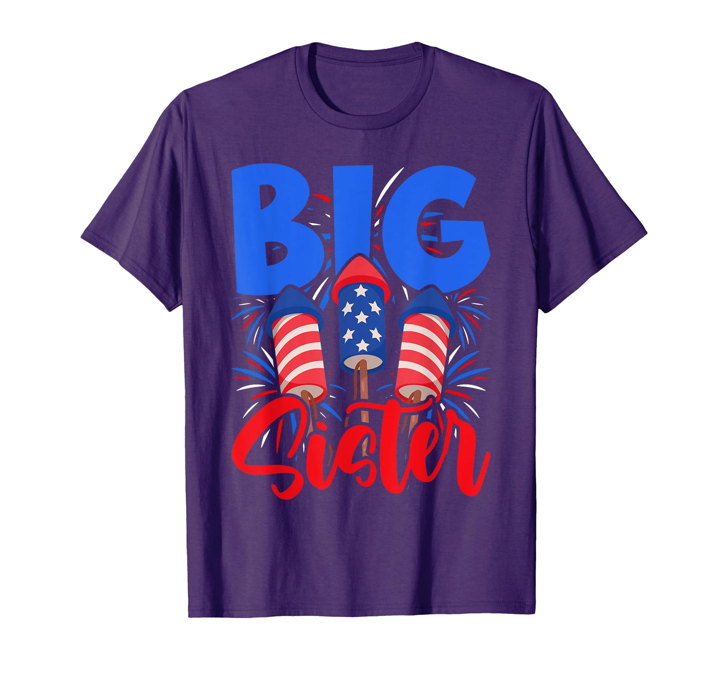 This Little Is Going to Be Big Sister, 4th July Big Sister T-Shirt