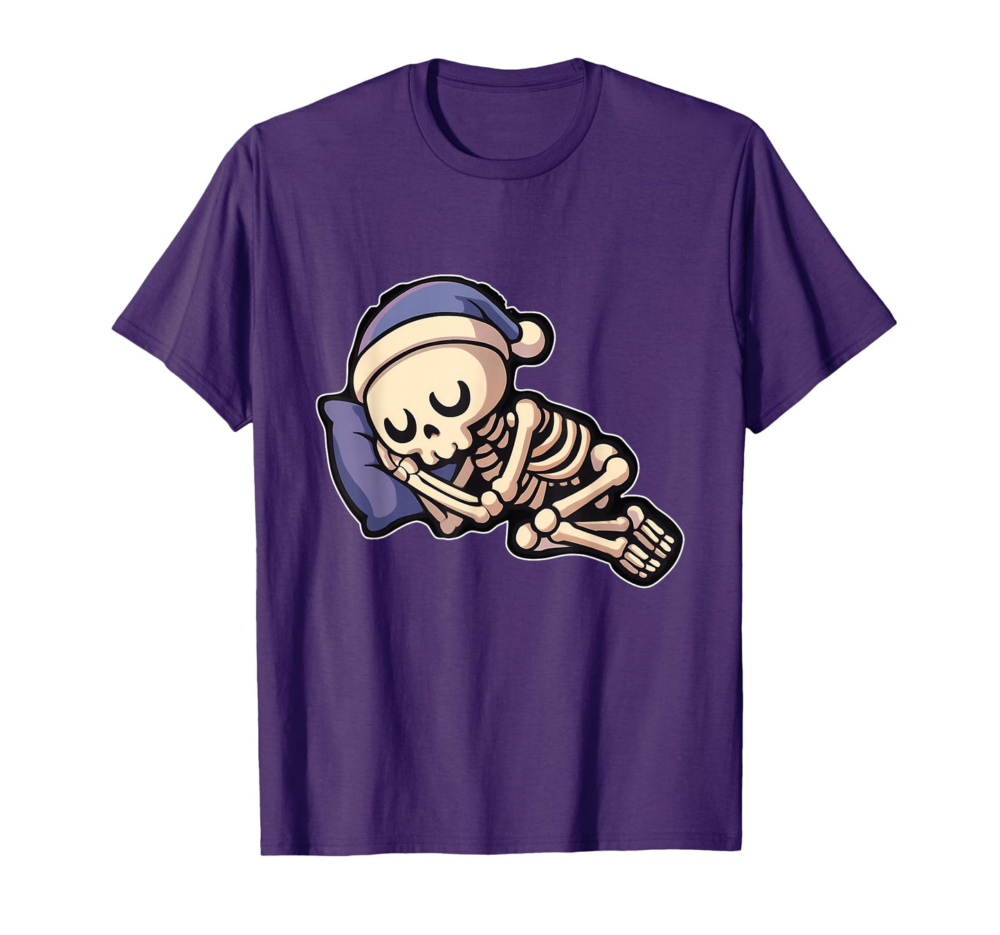 Sleeping Skeleton Halloween T-Shirt