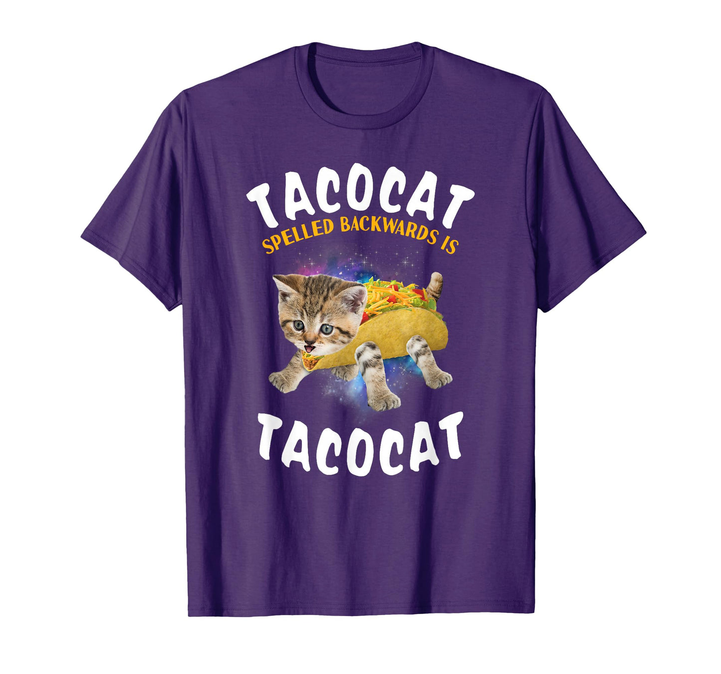 Tacocat Spelled Backward Is Tacocat Cat And Taco Lover T-Shirt