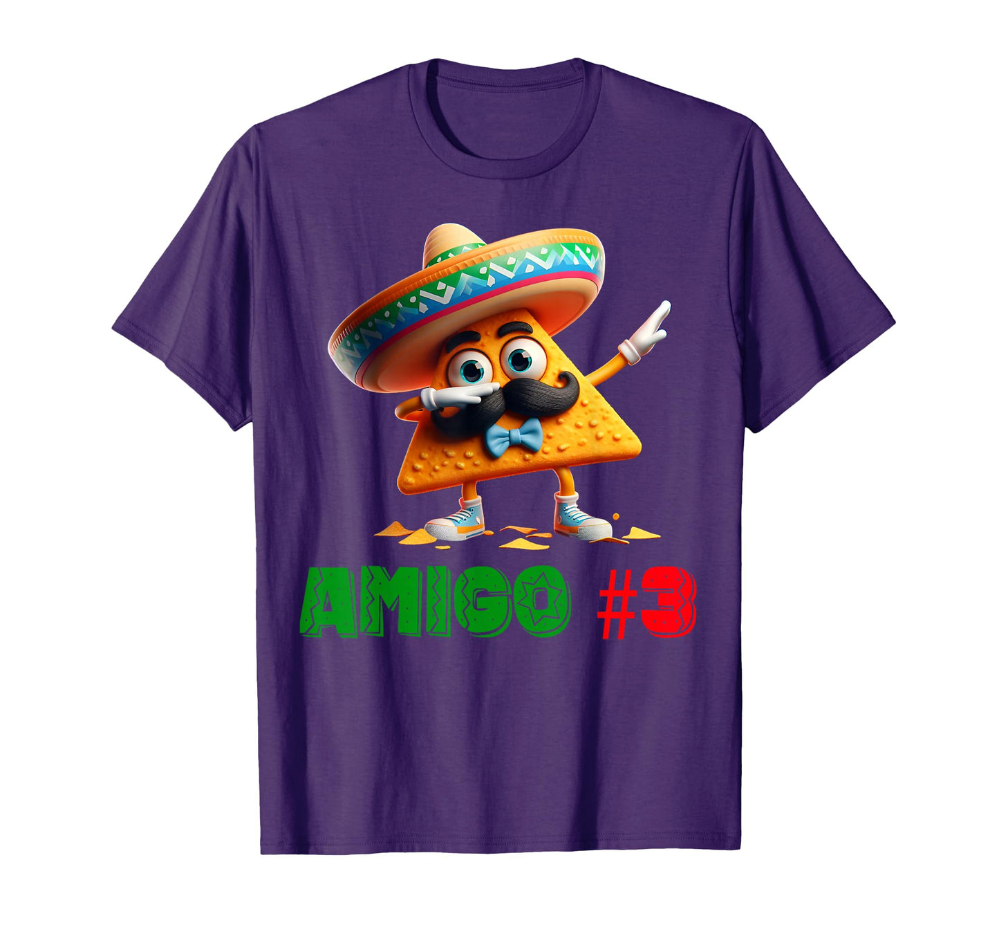 The 3 Three Amigos Cinco De Mayo Amigo #3 Group Matching T-Shirt