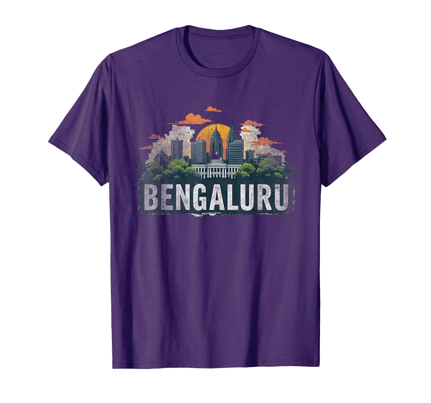 Retro Bengaluru Landscape Vintage Souvenir T-Shirt