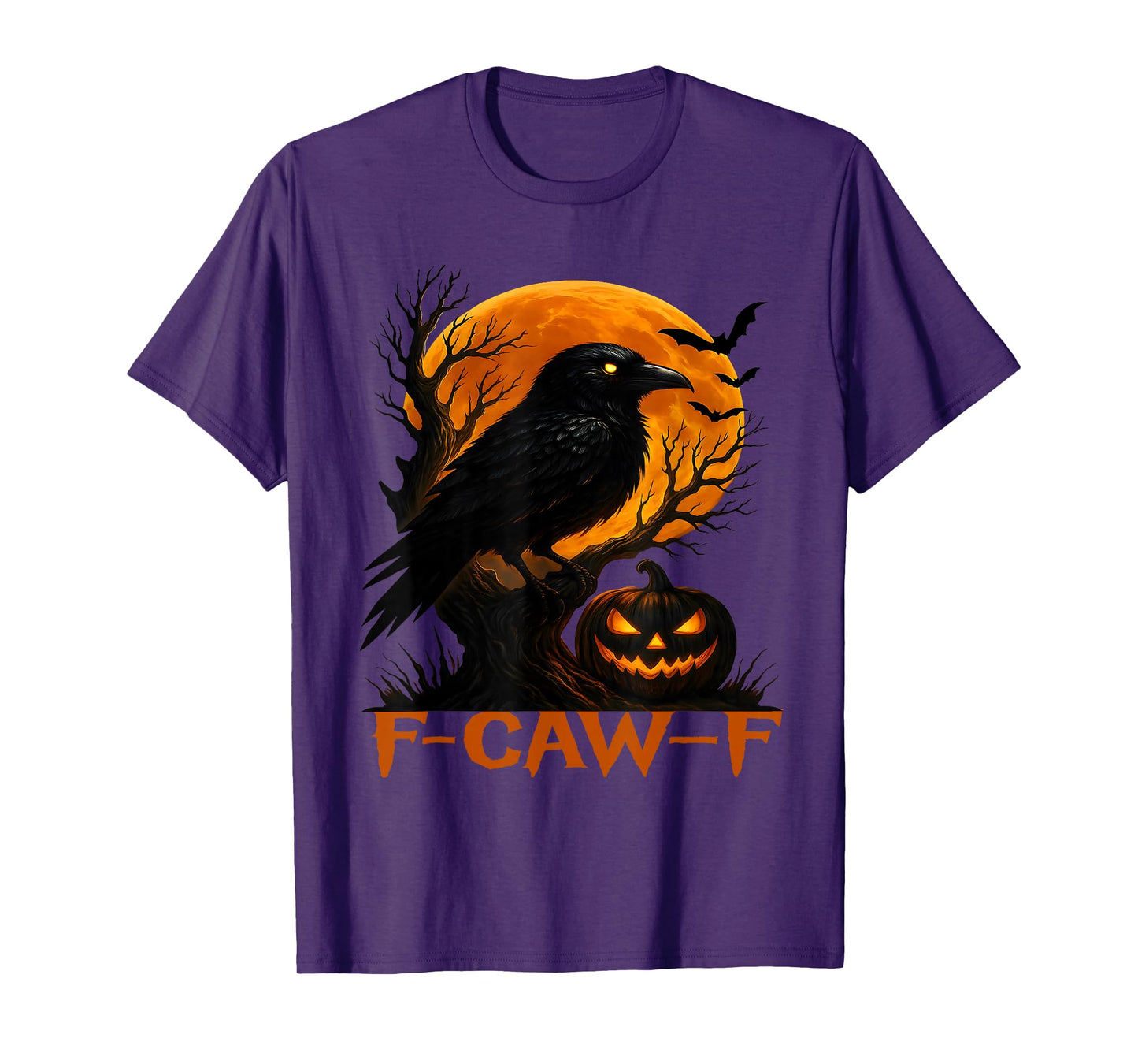 Black Crow, F-Caw-F Funny Black Bird T-Shirt