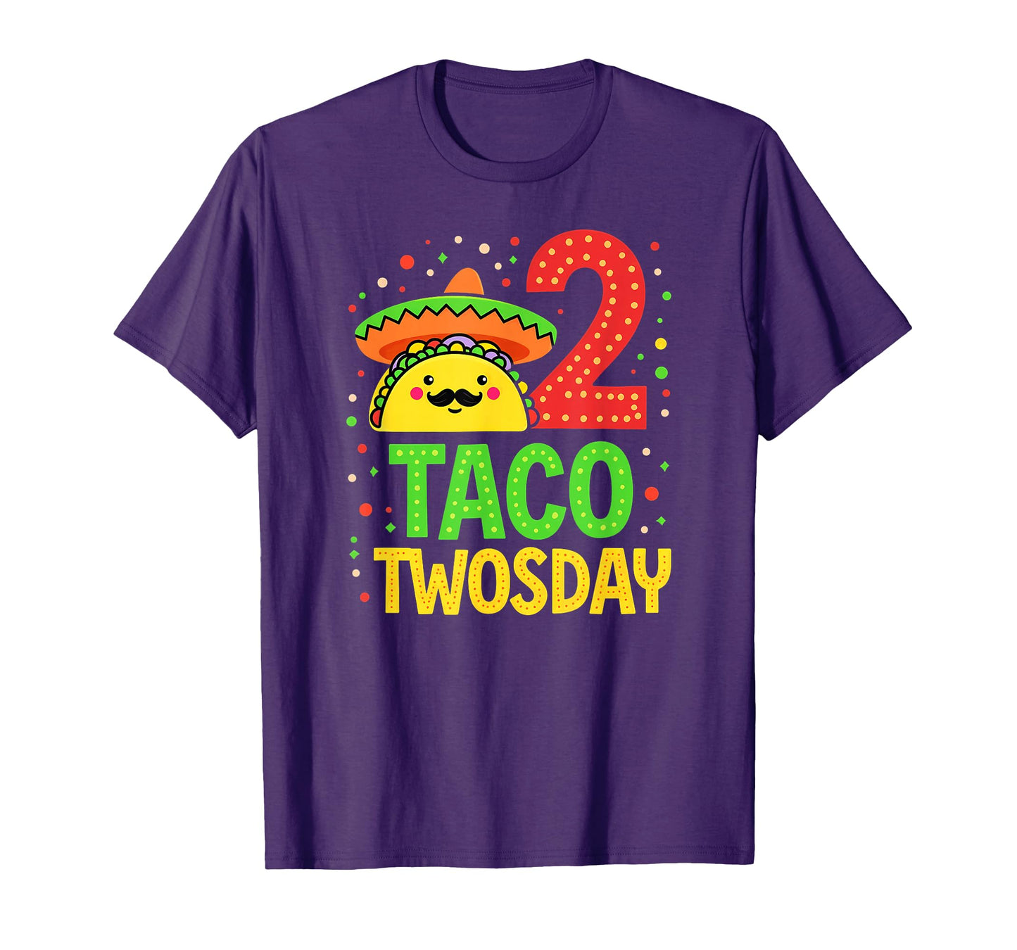 Cinco De Mayo Taco Twosday 2nd Birthday Party T-Shirt