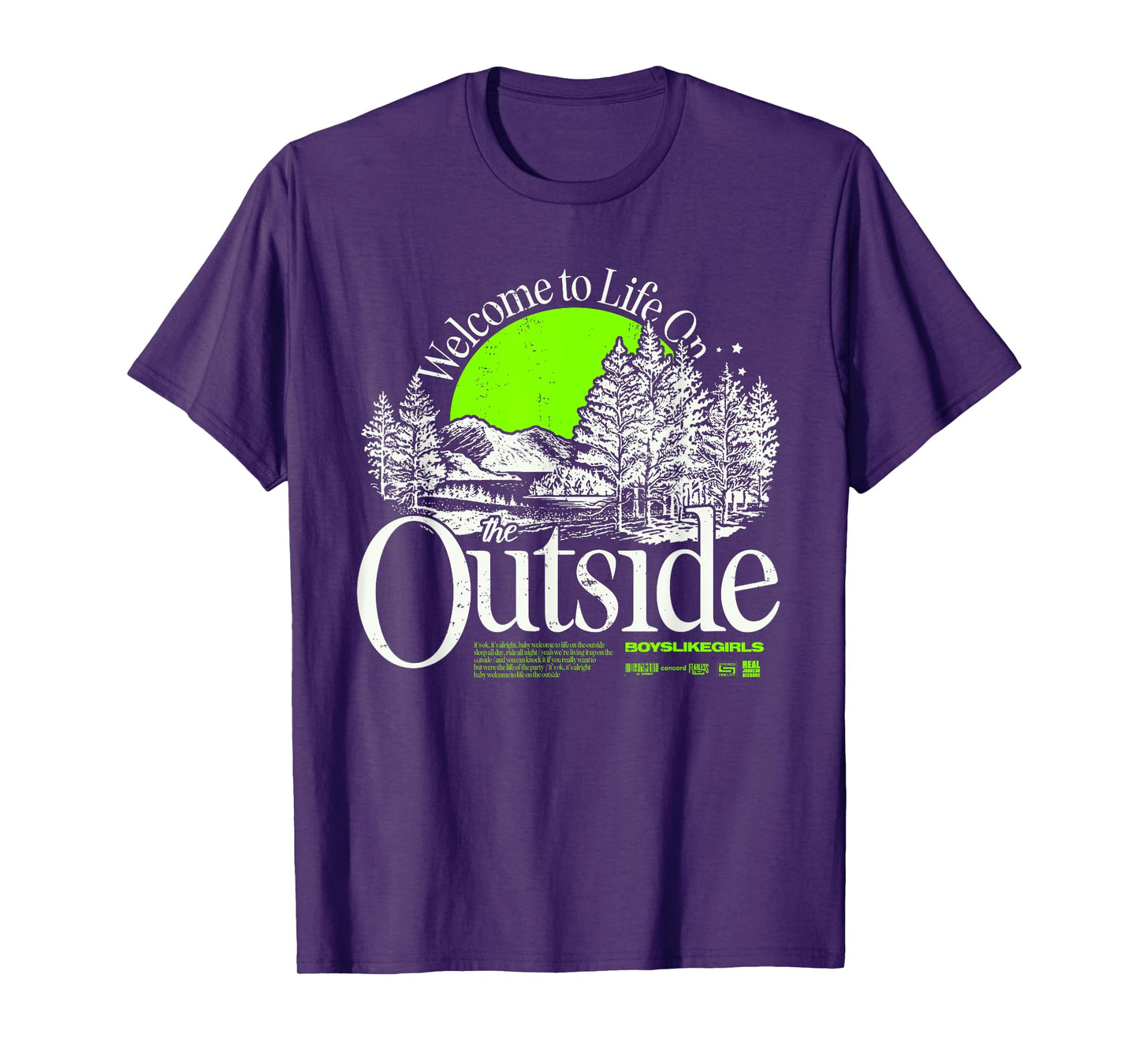BOYS LIKE GIRLS - THE OUTSIDE T-Shirt