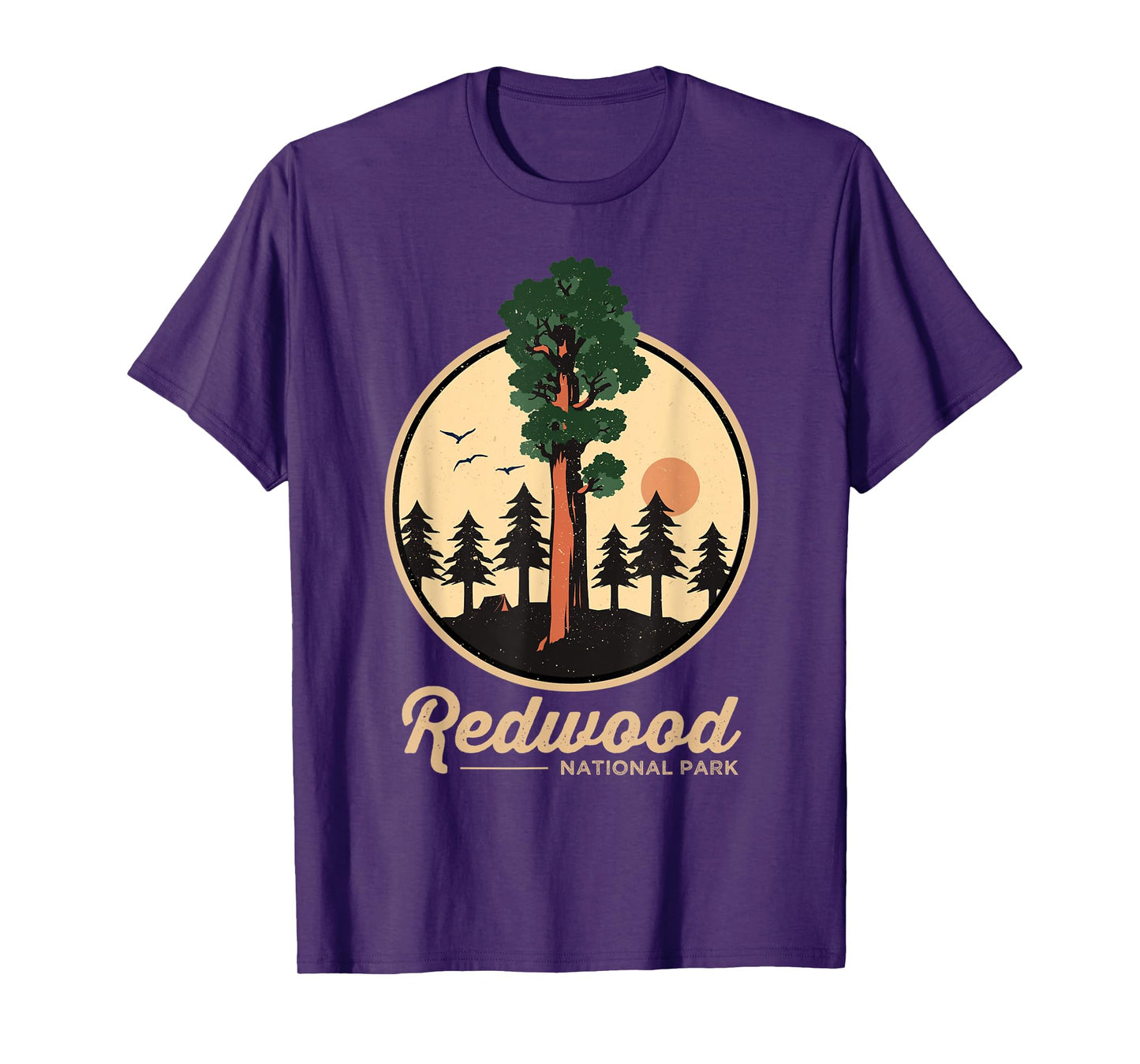 Redwood National Park Shirt California Vintage Redwood Tree T-Shirt