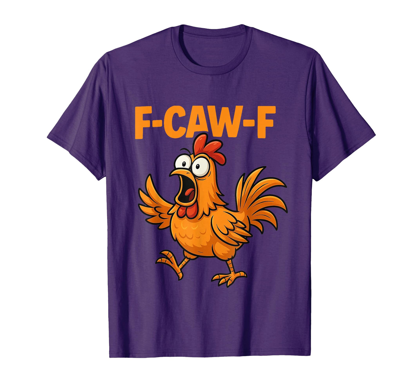 F-Caw-F Crow Funny FCAWF Black Bird Chicken Meme Graphic T-Shirt