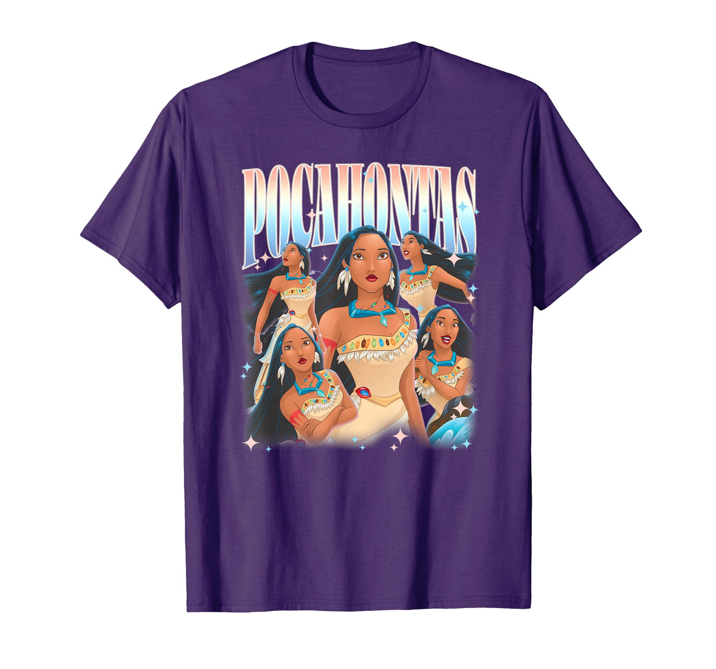 Disney Pocahontas Empowered Princess Multiple Poses T-Shirt