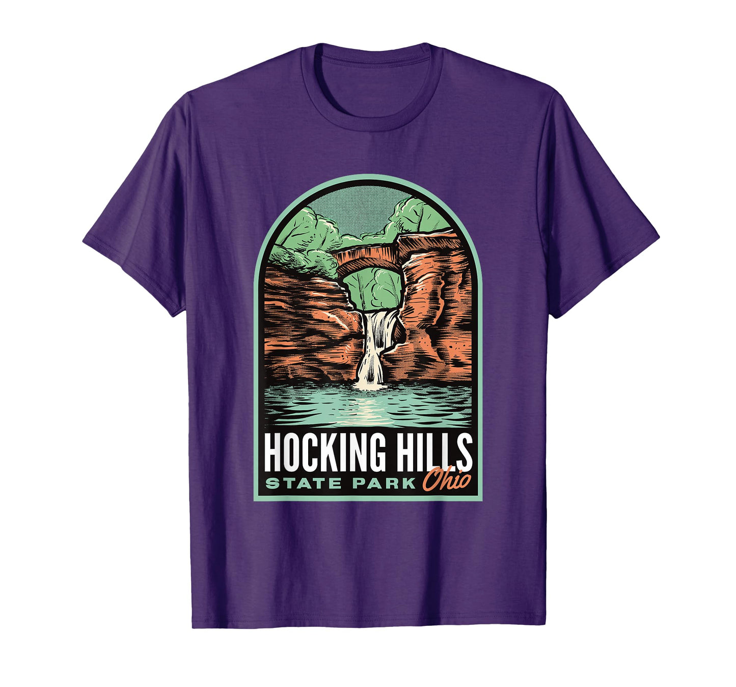 Hocking Hills State Park Ohio Vintage T-Shirt