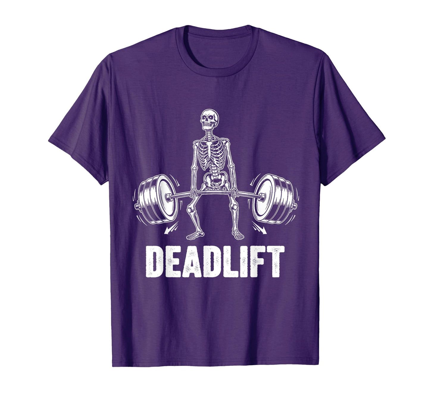 Deadlift Halloween Skeleton Weigh Lifting Gym Workout Men T-Shirt