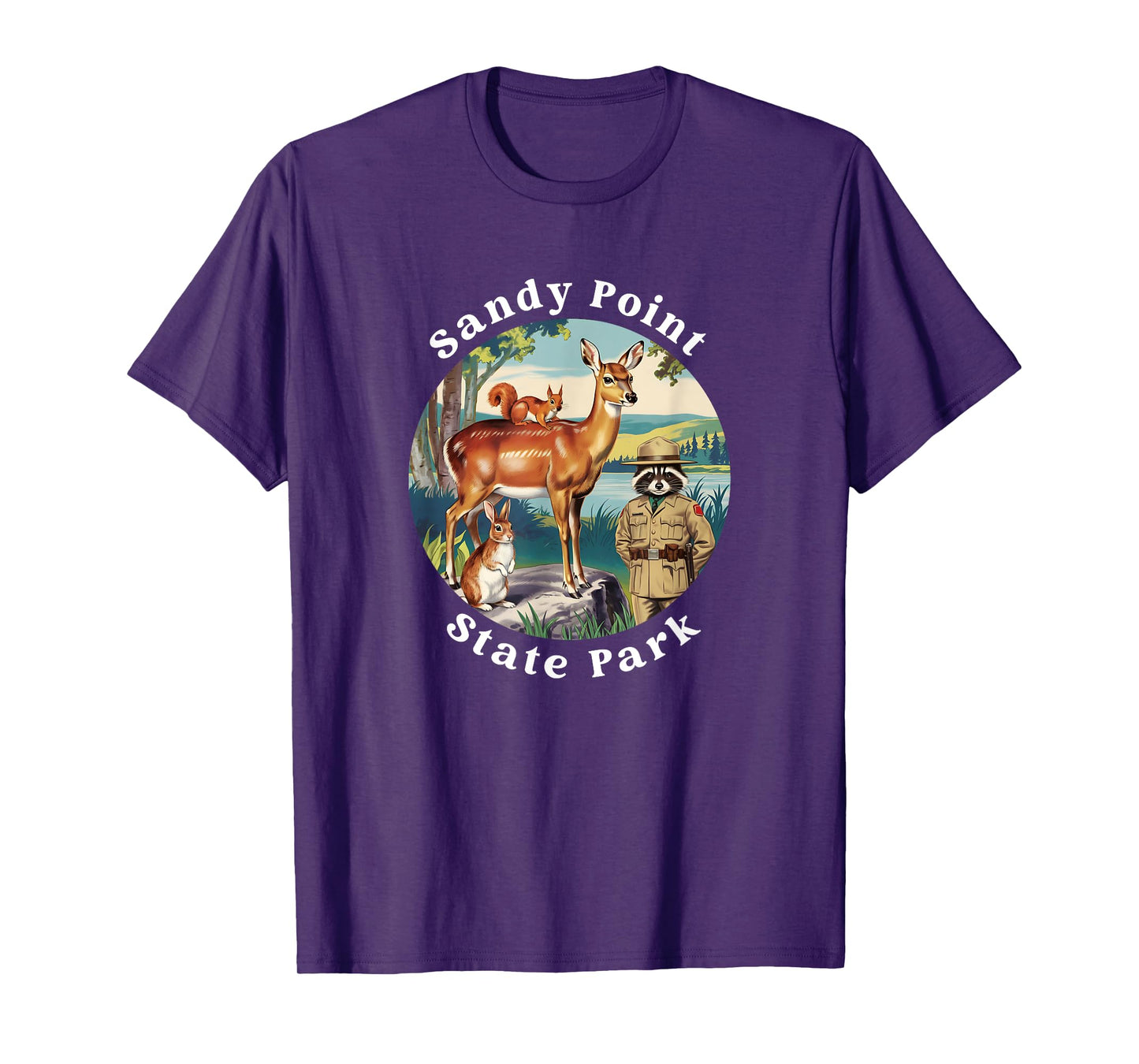 Sandy Point State Park Maryland Outdoors Vacation Souvenir T-Shirt