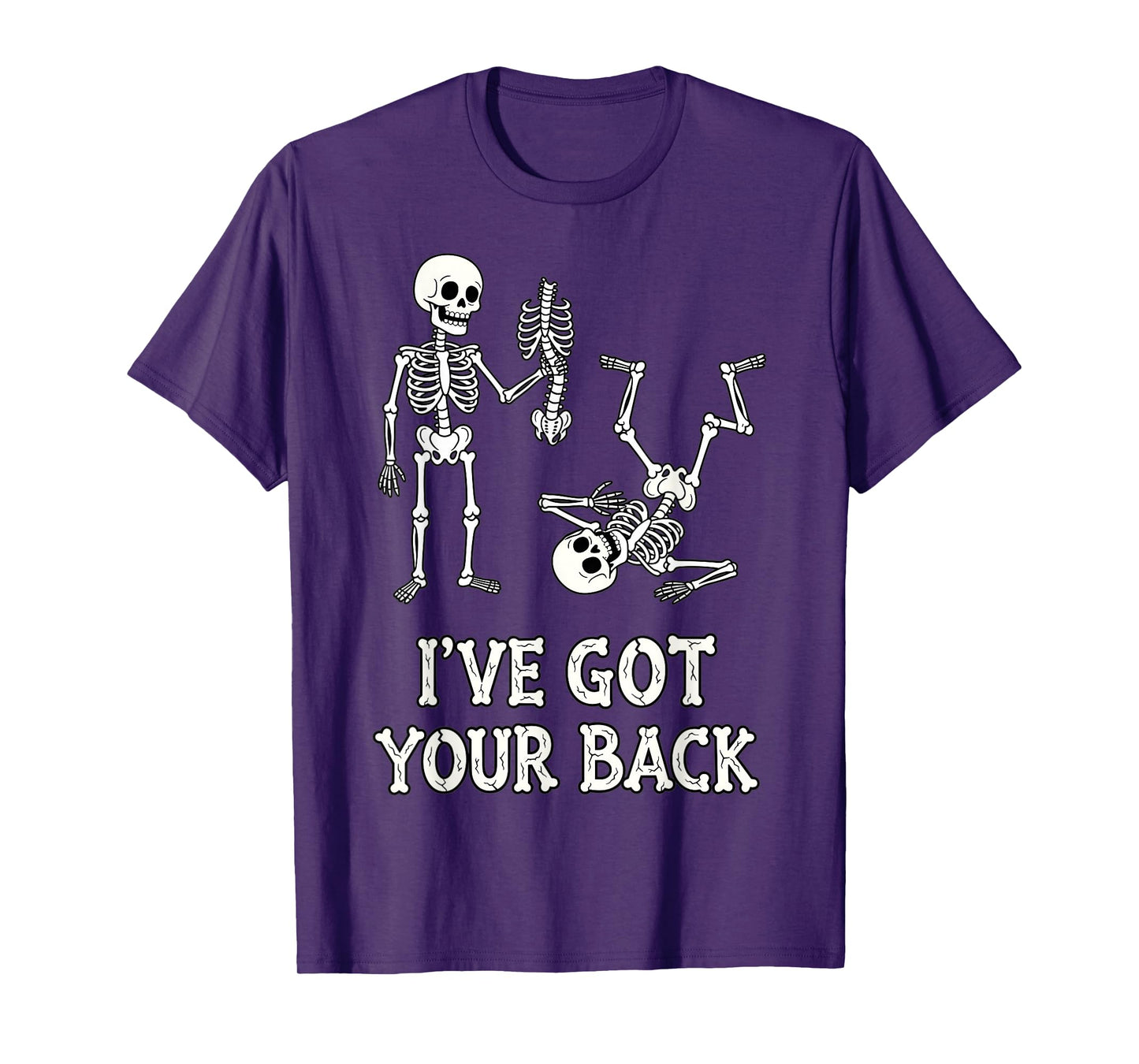 Skeleton I’ve Got Your Back Funny Anatomy Joke T-Shirt