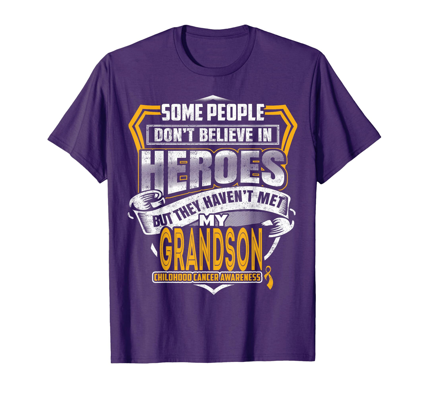 Childhood Cancer Warrior - I Wear Gold For My Grandson T-Shirt