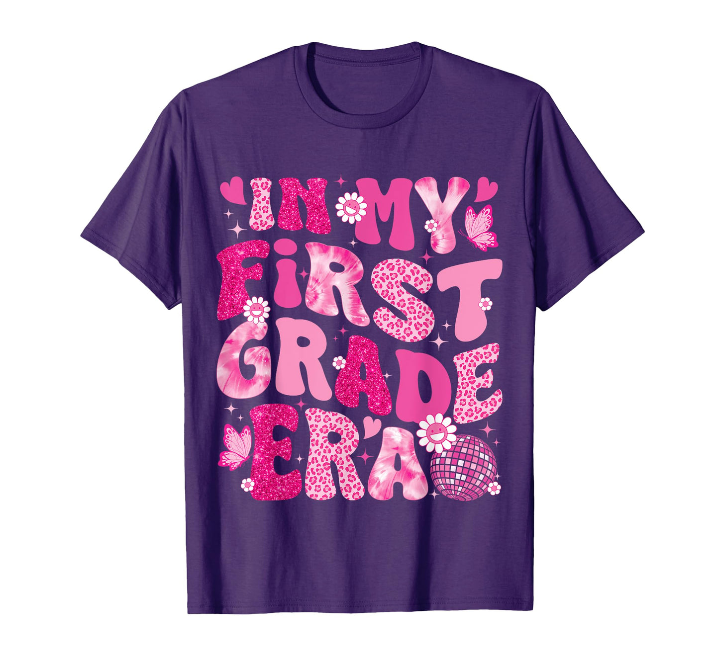 In My First Grade Era Teachers Women Back To School Girls T-Shirt