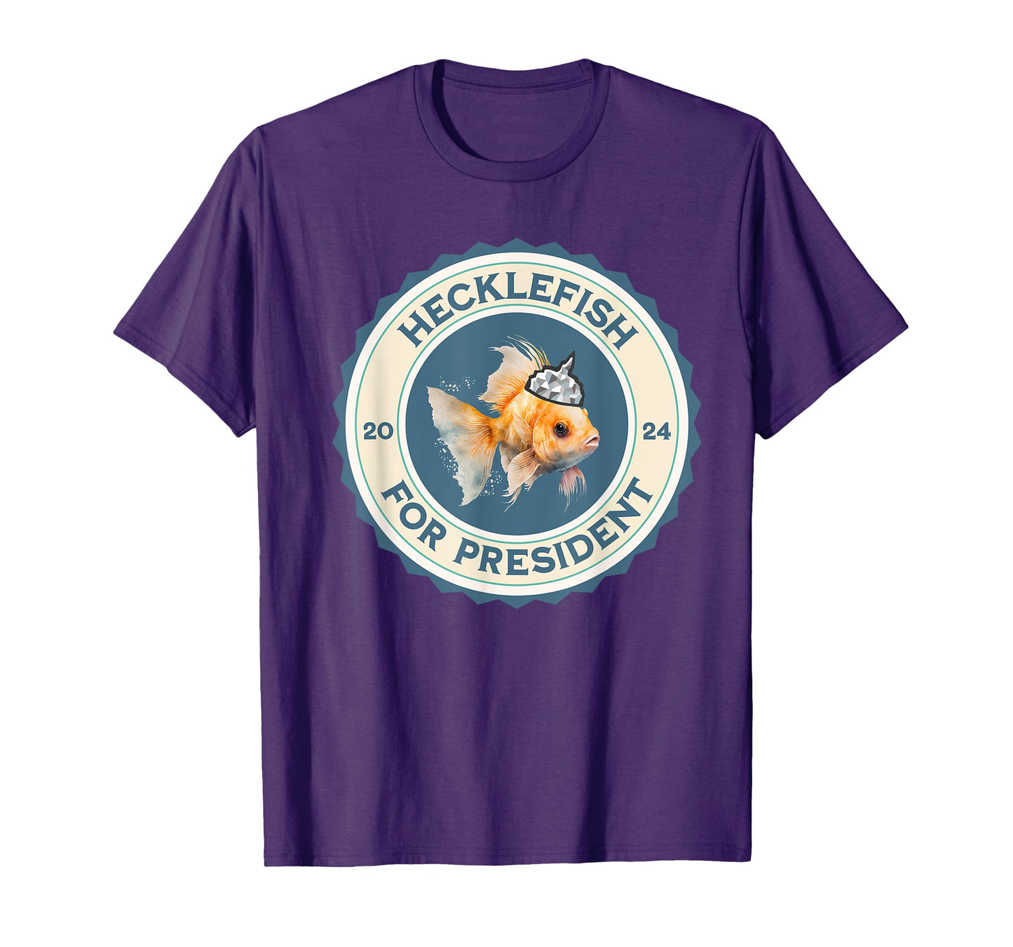 Hecklefish For President 2024 T-Shirt