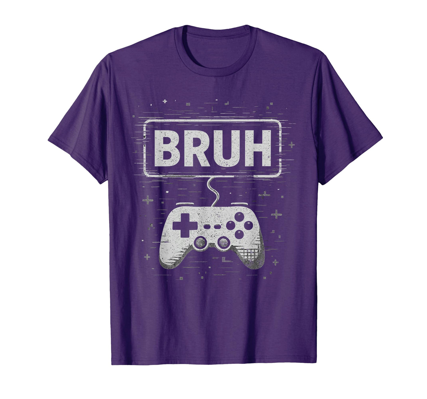 Halloween Video Game Costume Men Boys, Bruh Skeleton Gamer T-Shirt