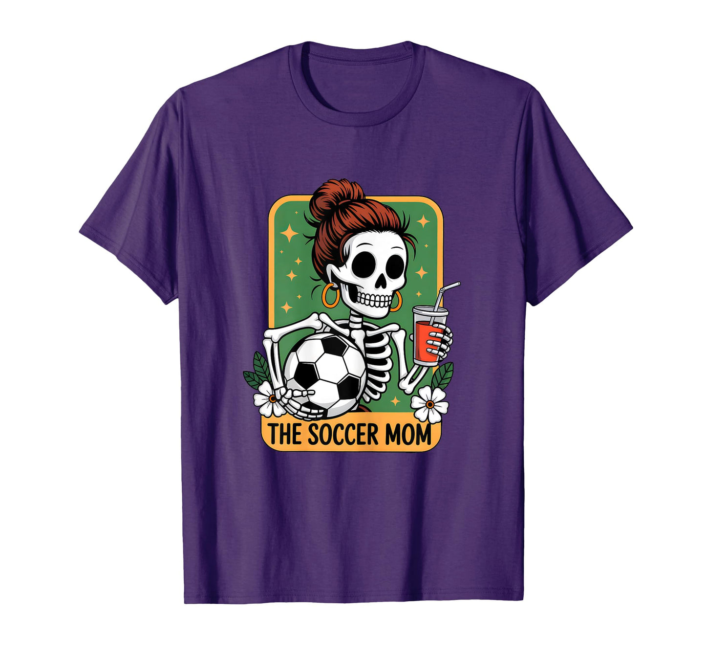 The Soccer Mom Tarot Card Skeleton Game Day Proud Moms T-Shirt