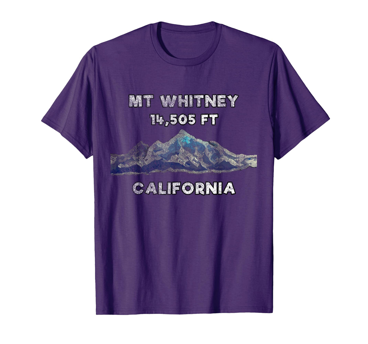 Mount Whitney Shirt with Mountain Scene - Mt Whitney Shirt T-Shirt