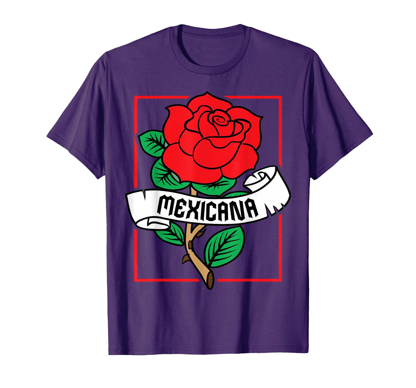 Mexicana Mexico Floral Roses T-Shirt