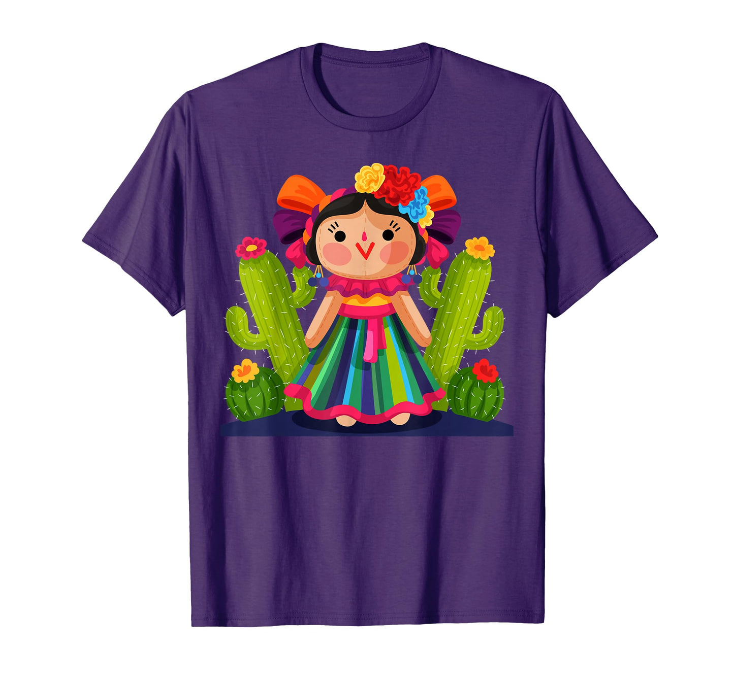 Muñeca Típica Mexicana María Lele Muñeca Otomi Artesanal T-Shirt