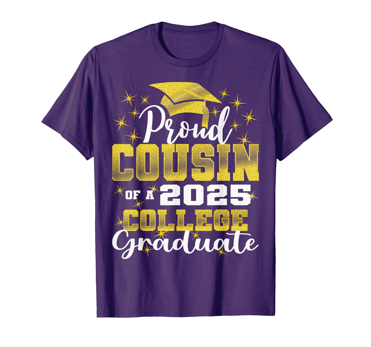 Proud Cousin of 2025 College Graduate Family 24 Graduation T-Shirt