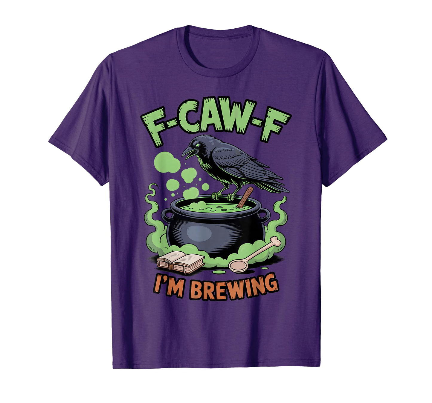 Black Crow, F-Caw-F Funny Black Bird Moon Bird Lover f-caw-f T-Shirt